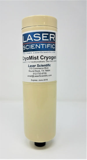 Cryogen Cryo Mist Gas Bottles Candela 1000G Laser Scientific Fits Candela Lasers