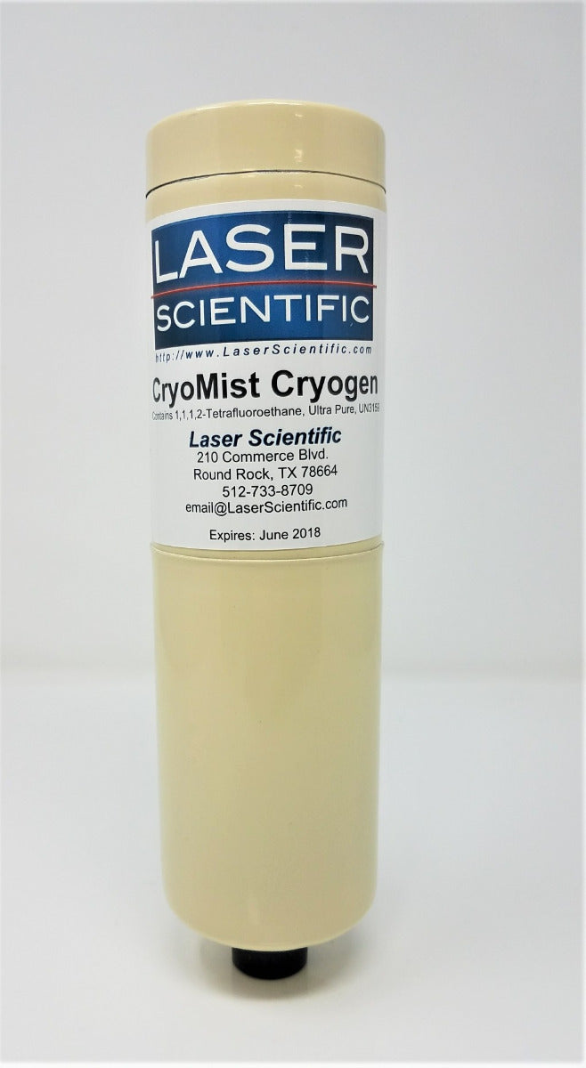 Cryogen Cryo Mist Gas Bottles Candela 1000G Laser Scientific Fits Candela Lasers