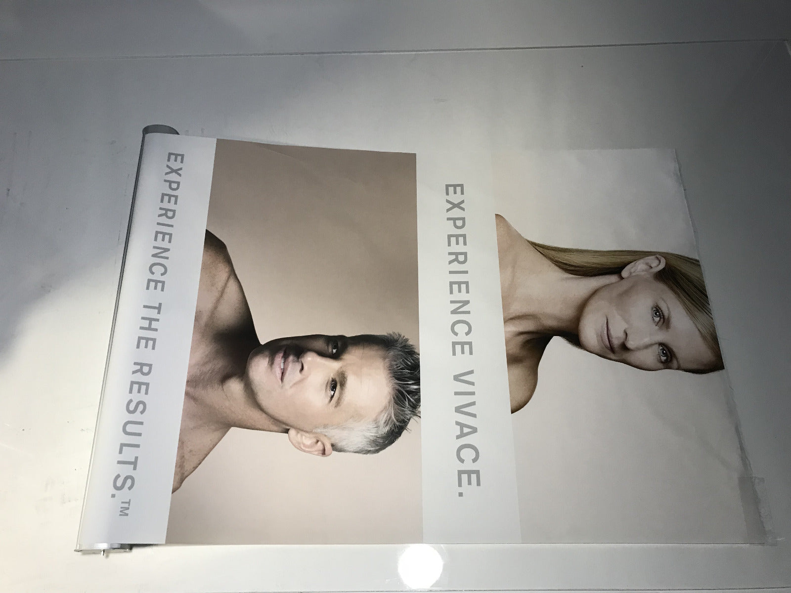 Vivace Banner Display Stand Retractable Sign Advertising Trade Show Booth 34x92