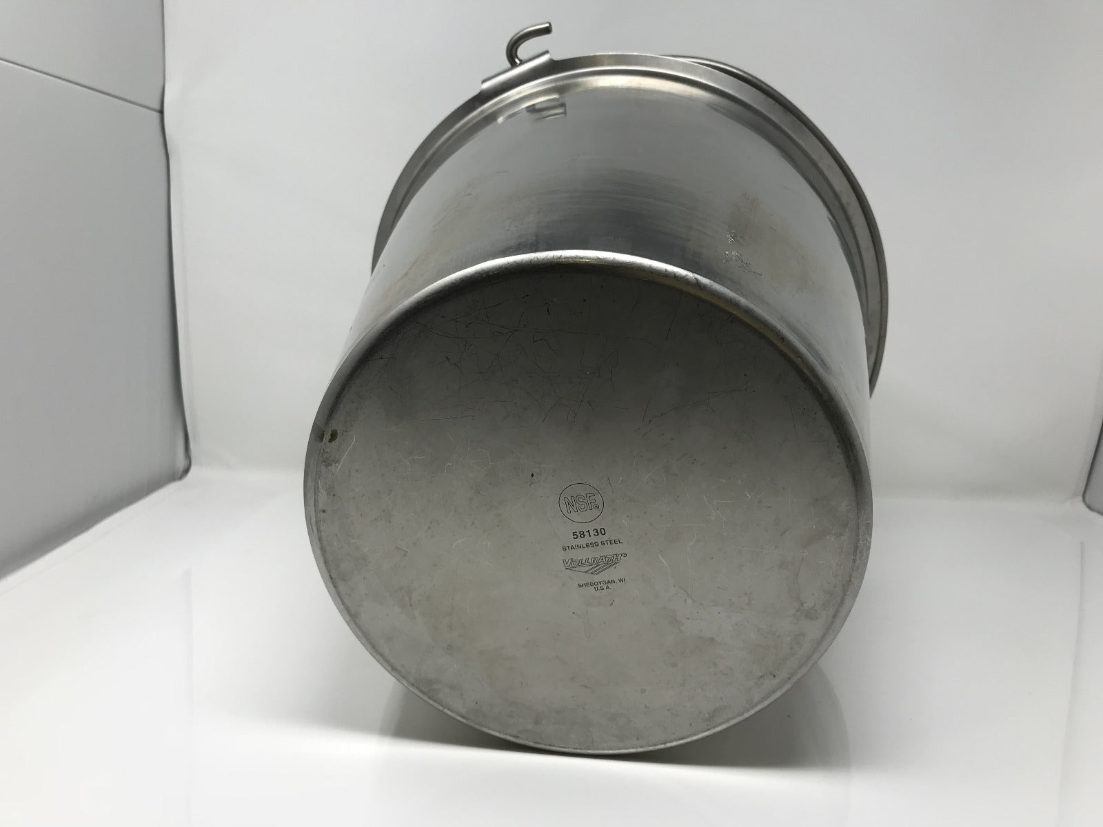 Kick Bucket 12.5 Qt. With Wheels Vollrath 58130 Operation Room Supply Cleaning