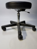 Adjustable Stool Pneumatic Ritter Midmark Wheeled Exam Task Chair Padded Seat
