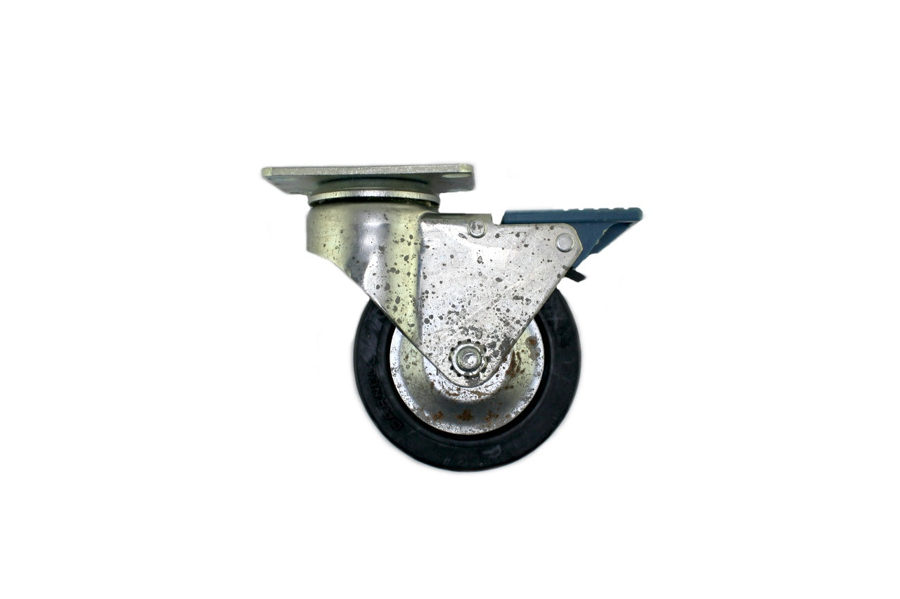 1997 Coherent UltraPulse Laser Back Wheels Rolling Caster x2 Pcs Swivel Locking