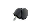 Black Padded Rolling Wheels Exam Chair Clinic Aesthetician Office Home Shop