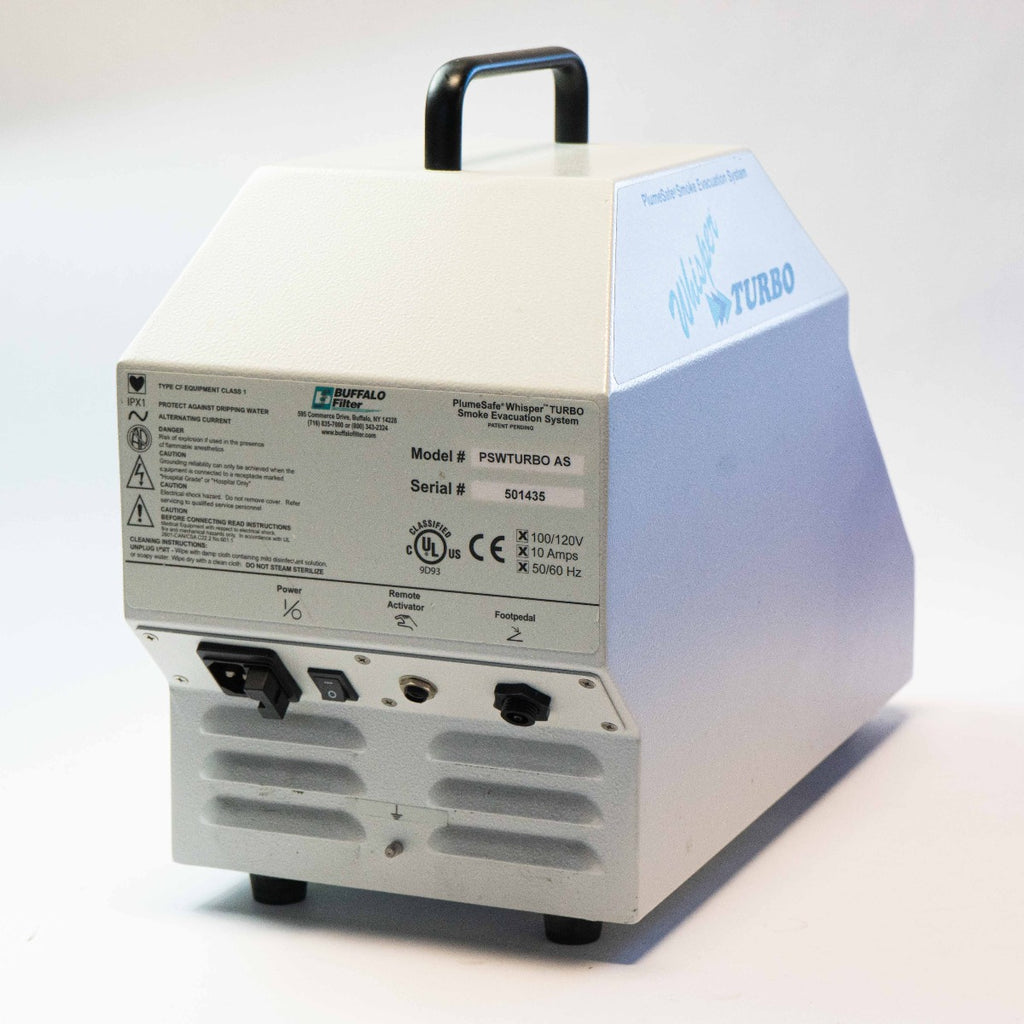 Buffalo Filter WHISPER TURBO PlumeSafe Smoke Evacuation System - PSWTURBO AS