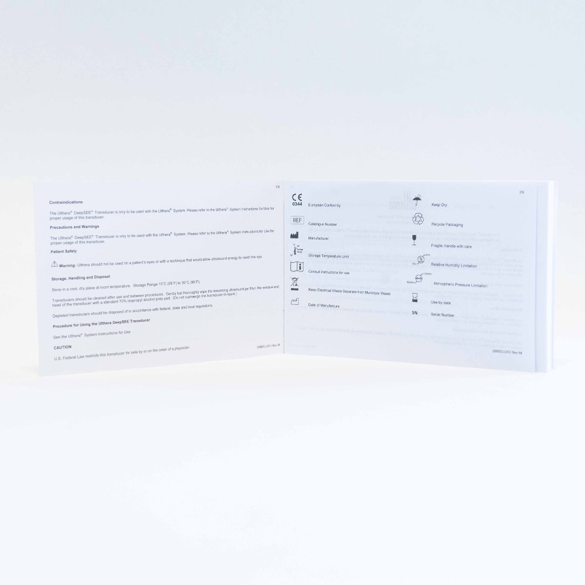 Ulthera DeepSee Transducer Instructions for Use - System Manual 1000511IFU