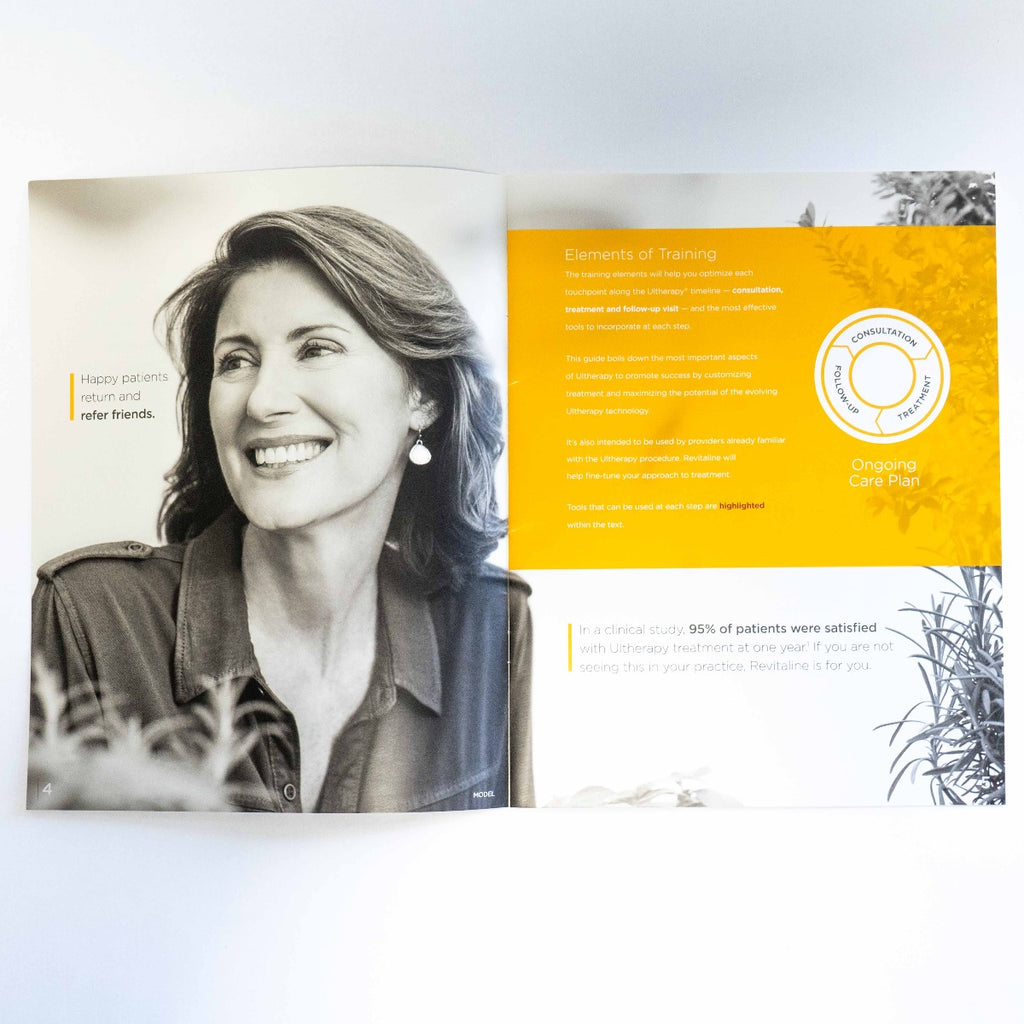 USED - Ultherapy Revitaline Training Guide & User Manual - Informational Booklet