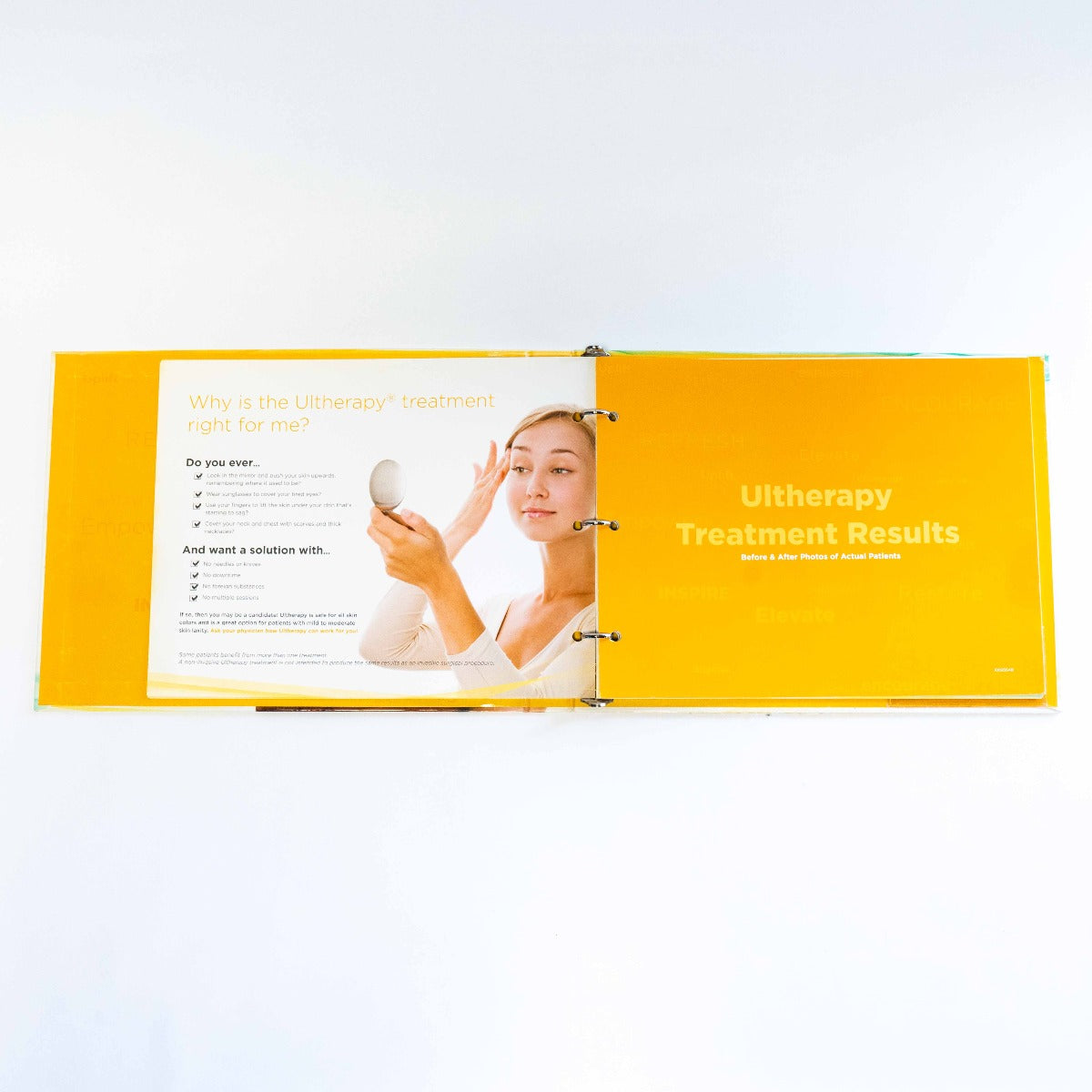 Ultherapy: The Uplifting Solution For Sagging Skin - Treatment Information Book