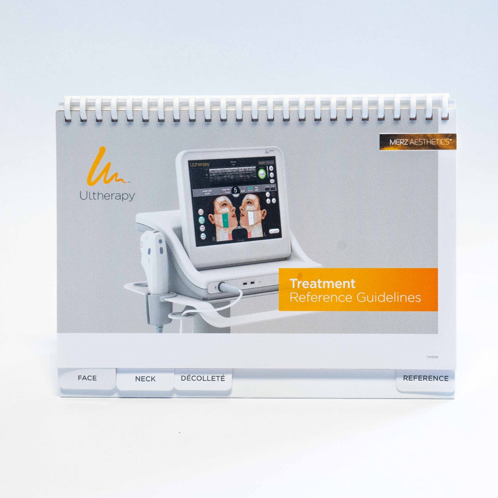 Ulthera Ultherapy - Prop Up Display Treatment Reference Guidelines 1003028E