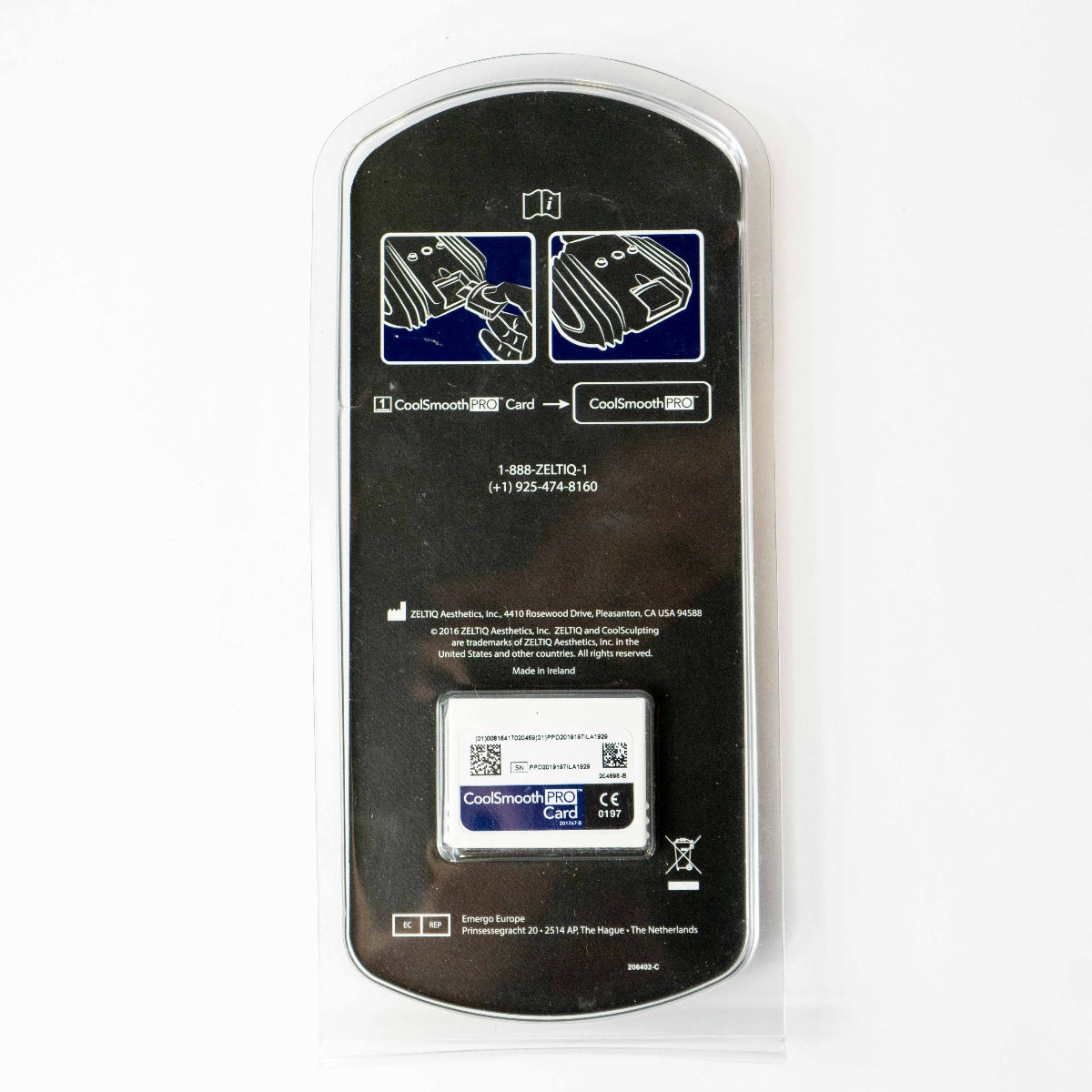 ZELTIQ CoolSmooth PRO Card - Coolsculpting 3 CYCLE Card BRZ-CD4-091-001