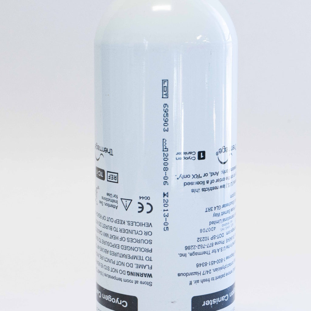 Thermage ThermaCool Cryogen Canister - TC-1 - Pressurized 15 Ounce Bottle
