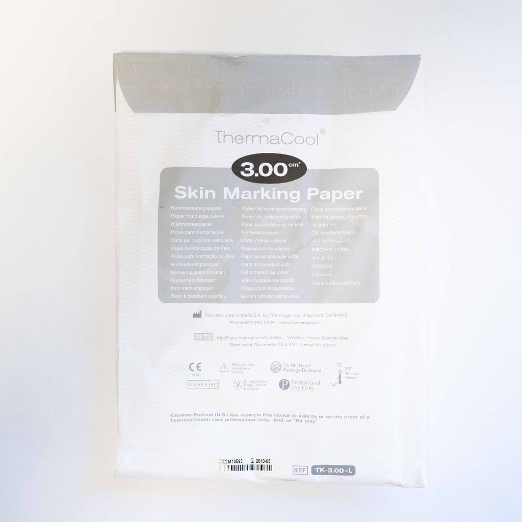 ThermaCool 3.00cm LARGE Skin Marking Paper - tk-3.00-L - 6 Single Patient Sets of 4