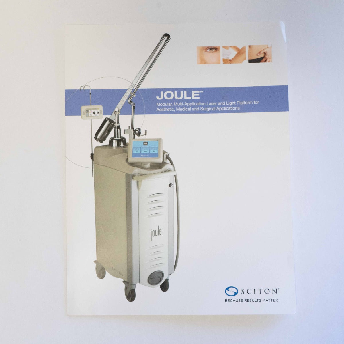 Sciton Joule - Multi-Application Laser Platform - 2016 Handpiece Info Booklet