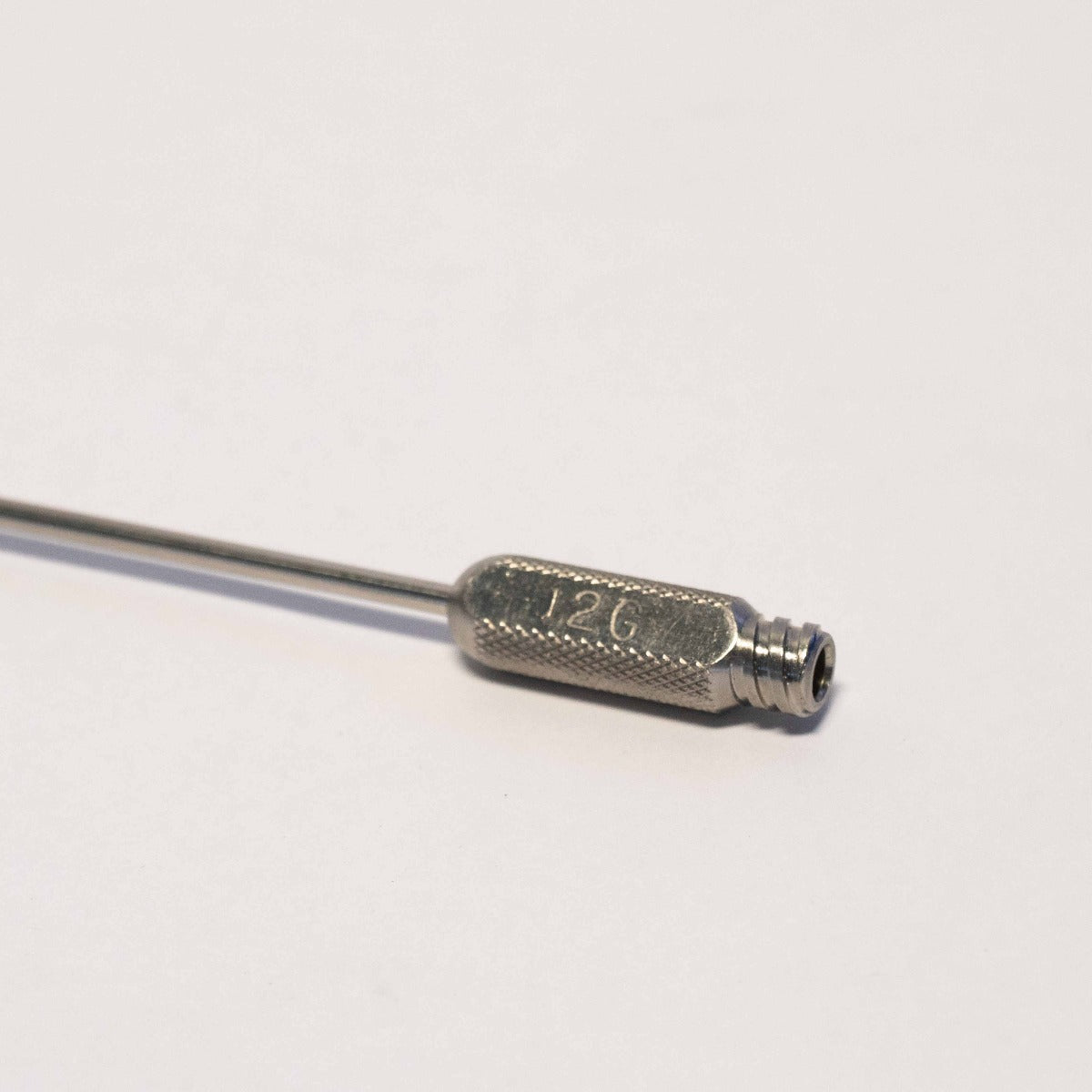 Cannula Surgical Lipo Needle Stainless Steel 12G - Threaded 12 inch Probe