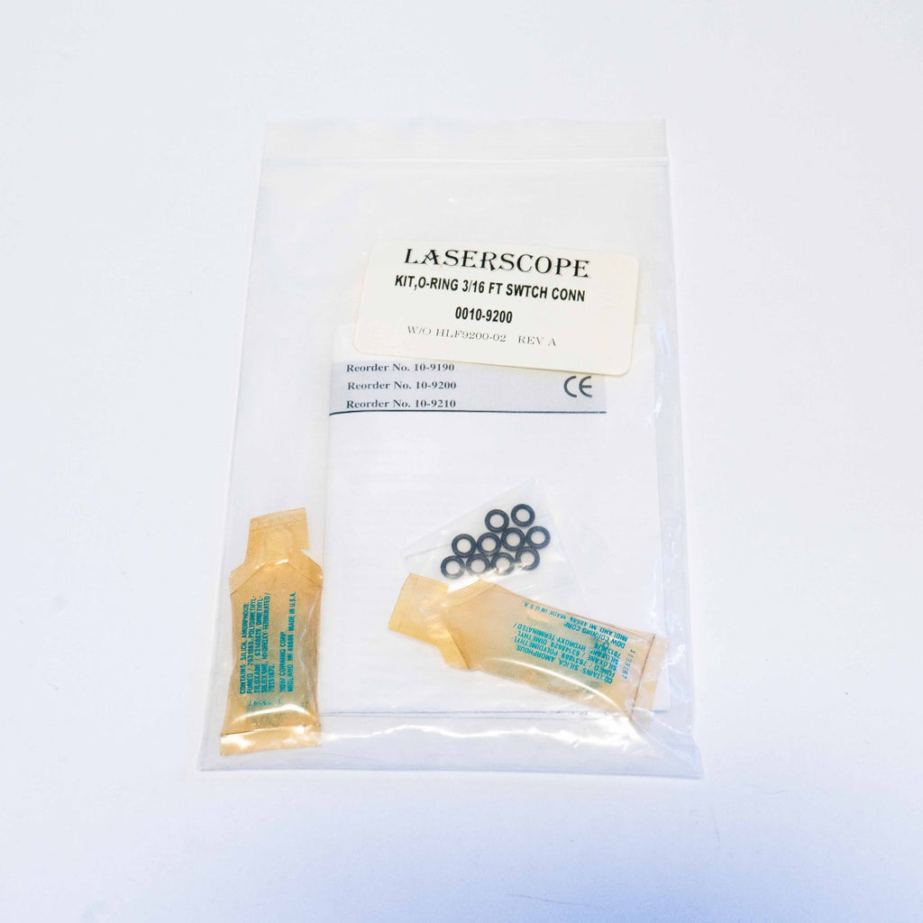 LaserScope - O-RING KIT - 3/16 FT SWTCH CONN 0010-9200 - W/O HLF9200-02 REV A