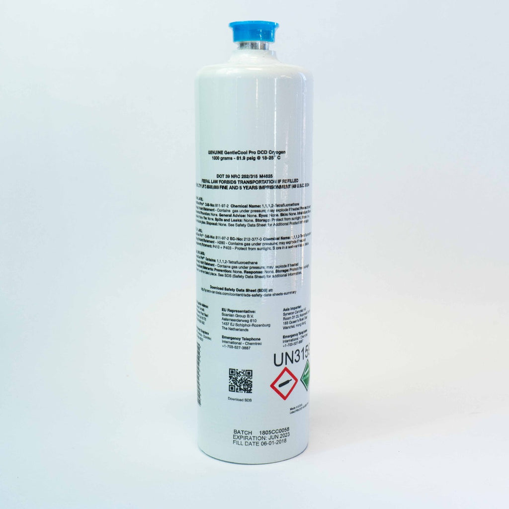 Candela GentleCool Pro DCD 1000g Cryogen Canister Gentle Cool Cryro GMax Vbeam
