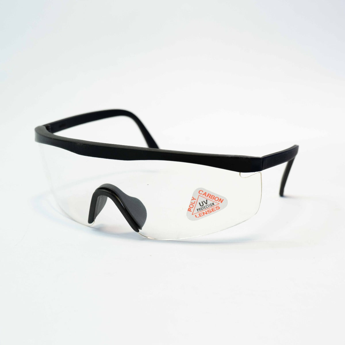 Industrial Clear Poly Carbonate UV Protection Lens Safety Glasses