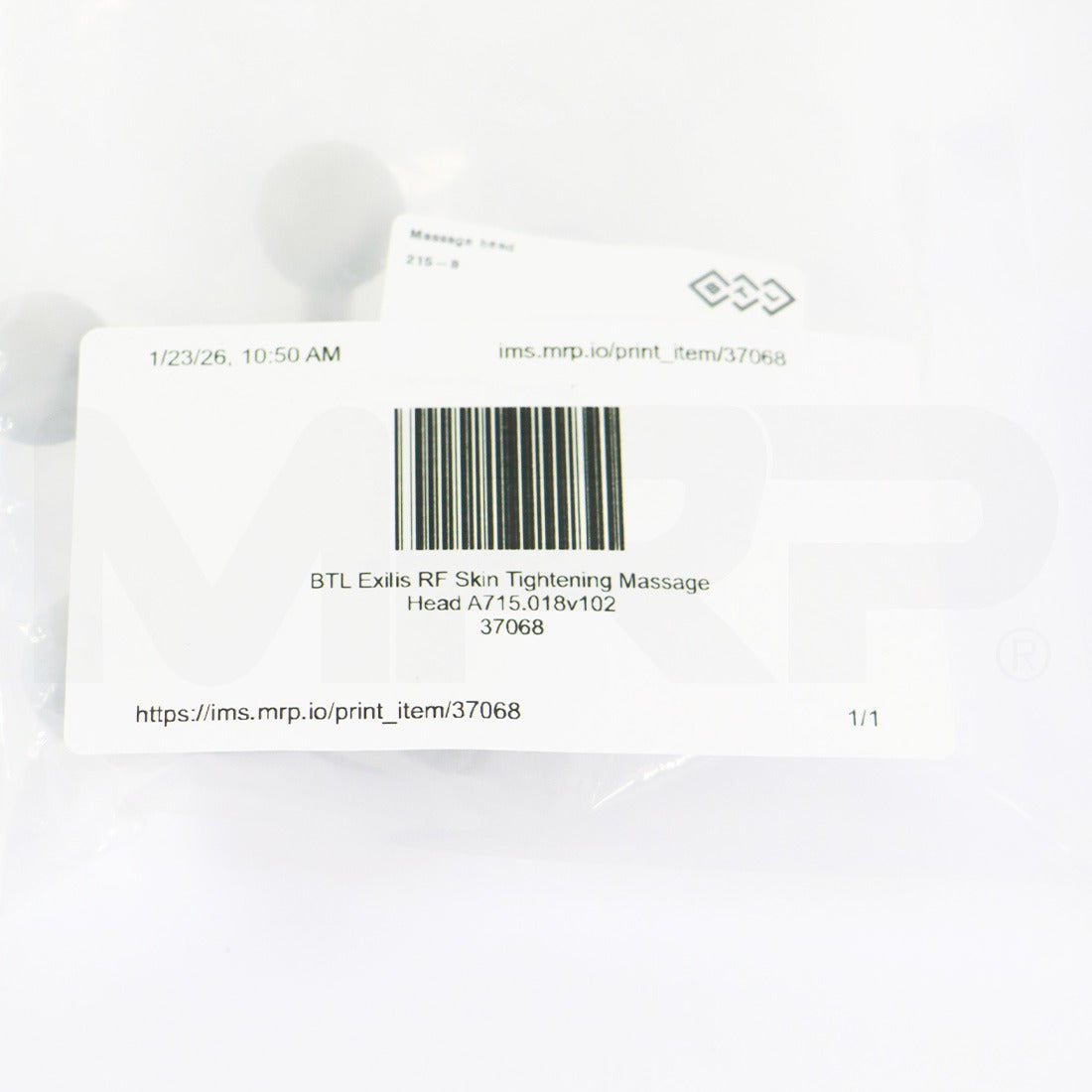 BTL Exilis RF Skin Tightening Massage Head A715.018v102