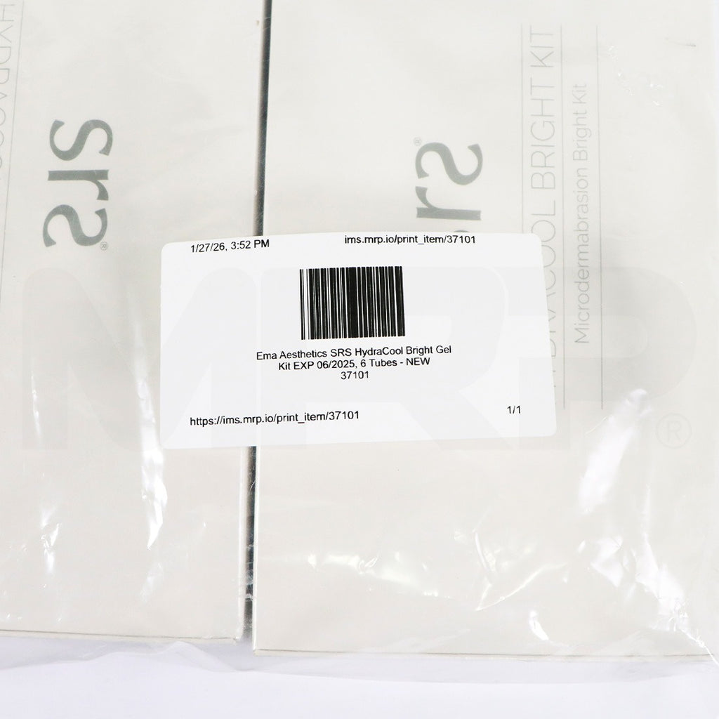 Ema Aesthetics SRS HydraCool Bright Gel Kit EXP 06/2025, 6 Tubes