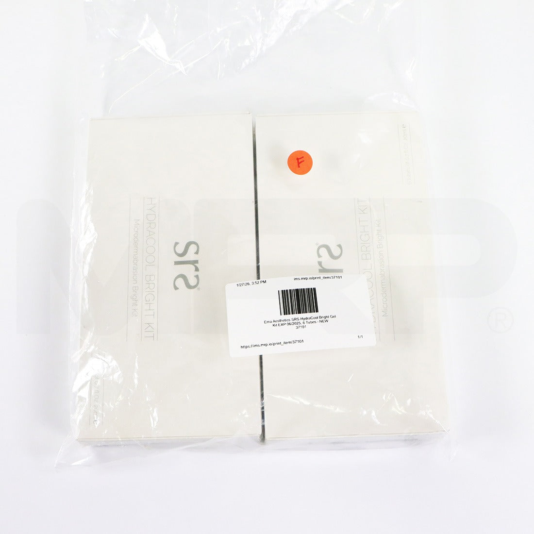 Ema Aesthetics SRS HydraCool Bright Gel Kit EXP 06/2025, 6 Tubes