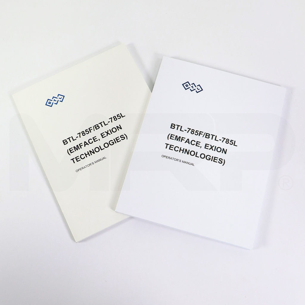 BTL Aesthetics BTL-785F/BTL-785L EmFace & Exion Technologies Operator's Manual