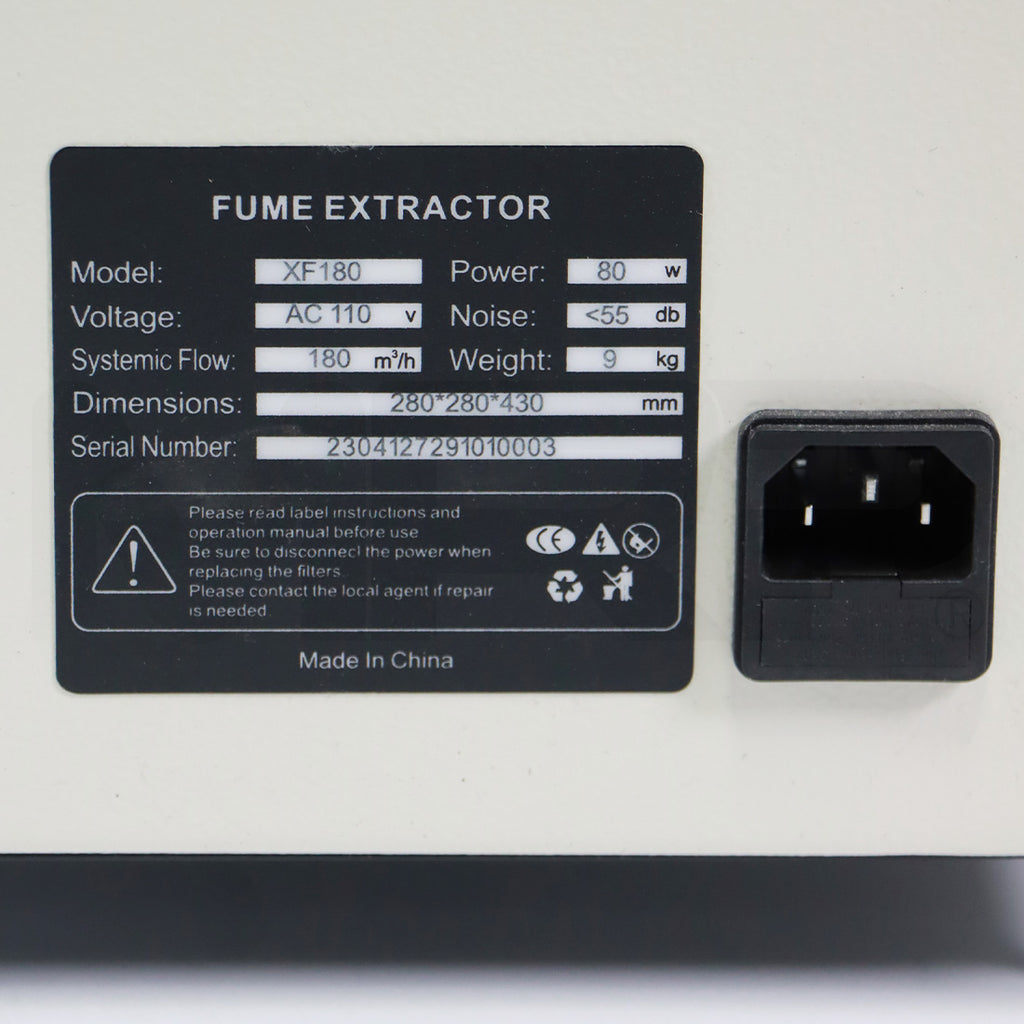 Vevor XF180 Fume Smoke Extractor System
