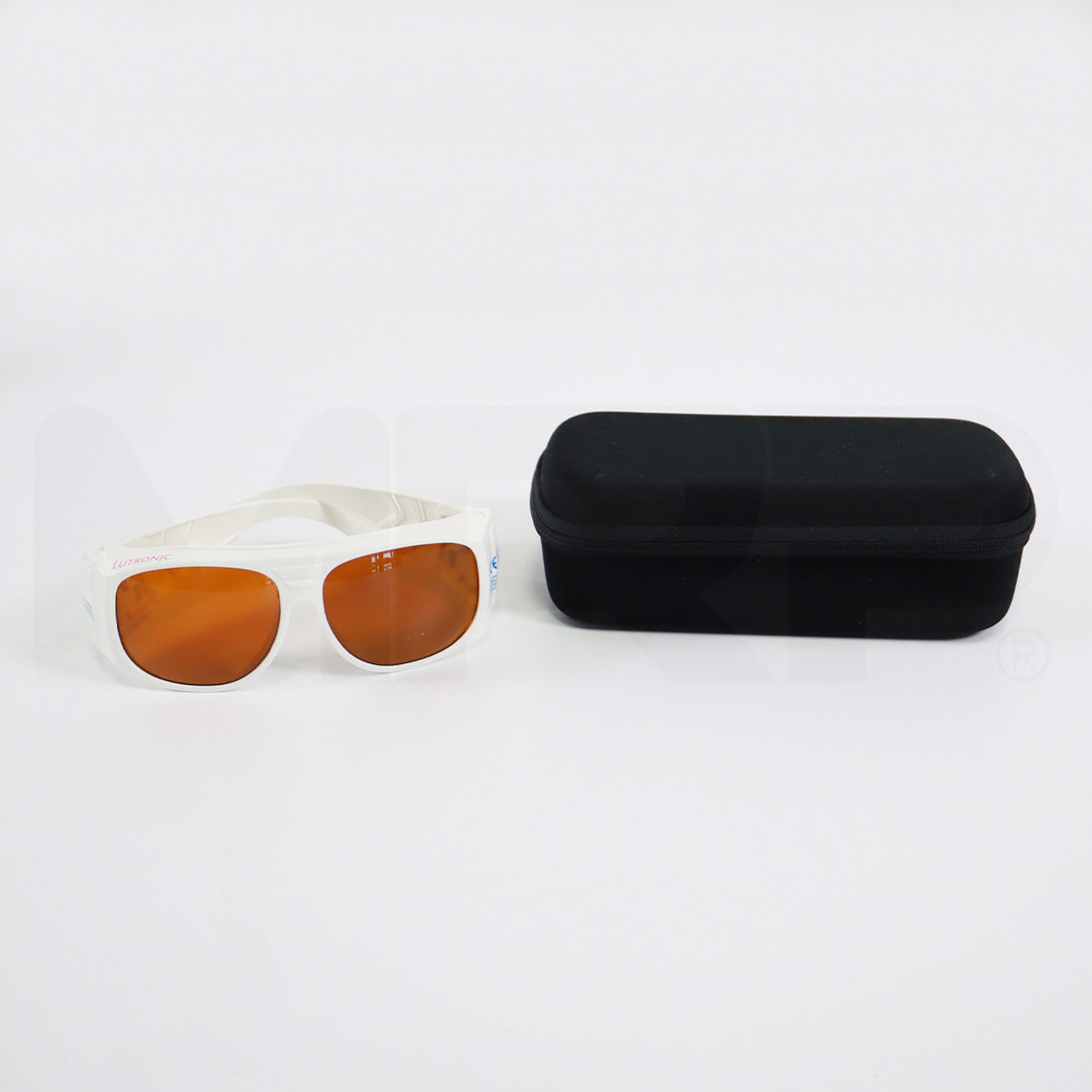 Lutronic OTOS PPE Laser Safety Glasses White Frame Orange Lens 532nm 1064nm OD6