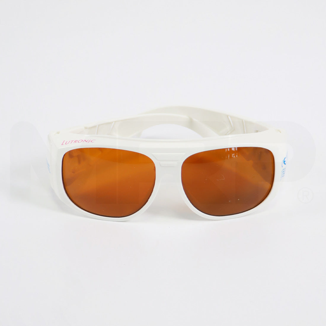 Lutronic OTOS PPE Laser Safety Glasses White Frame Orange Lens 532nm 1064nm OD6