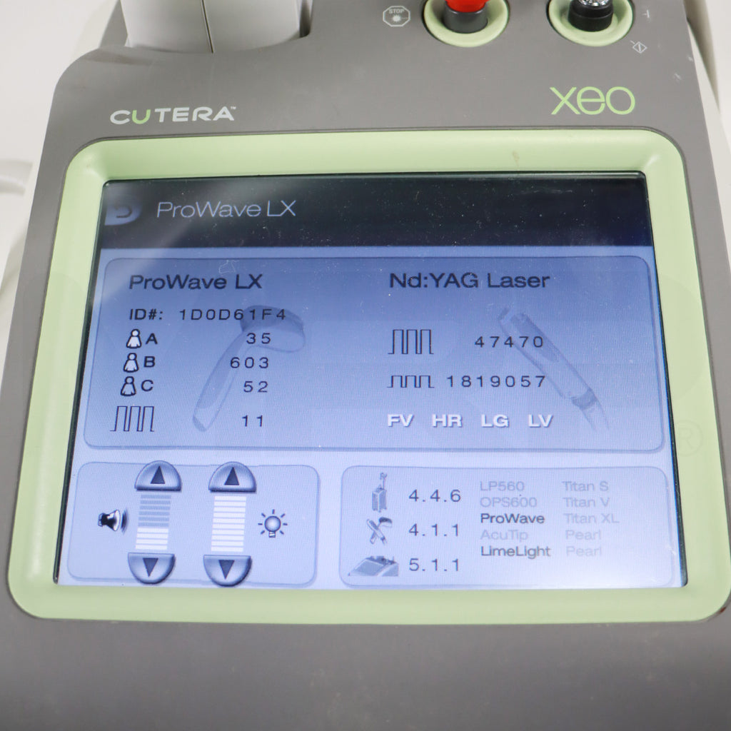 2022 Cutera Xeo Skin Resurfacing Nd: YAG ProWave 770 Prowave LX System