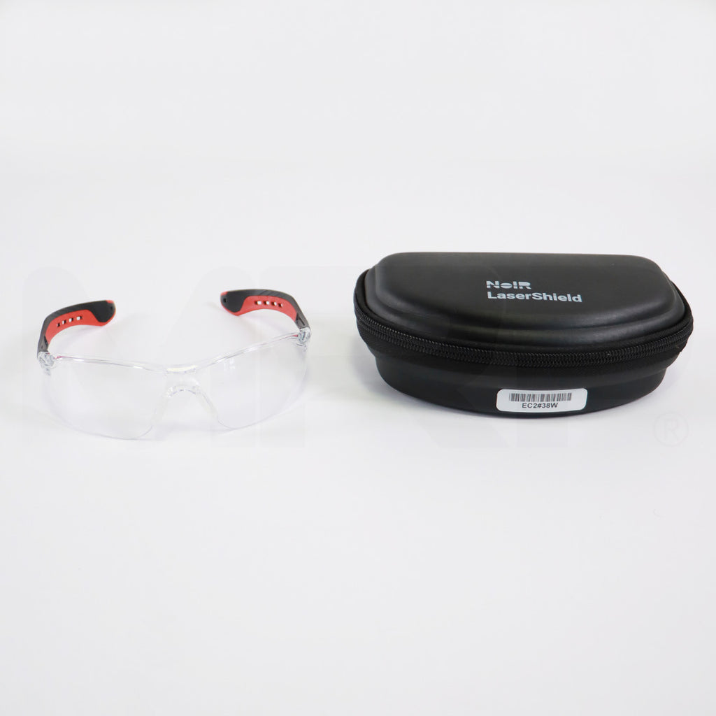 NoIR LaserShield EC2 Laser Protection Eyewear Glasses Clear Lens 190-398nm