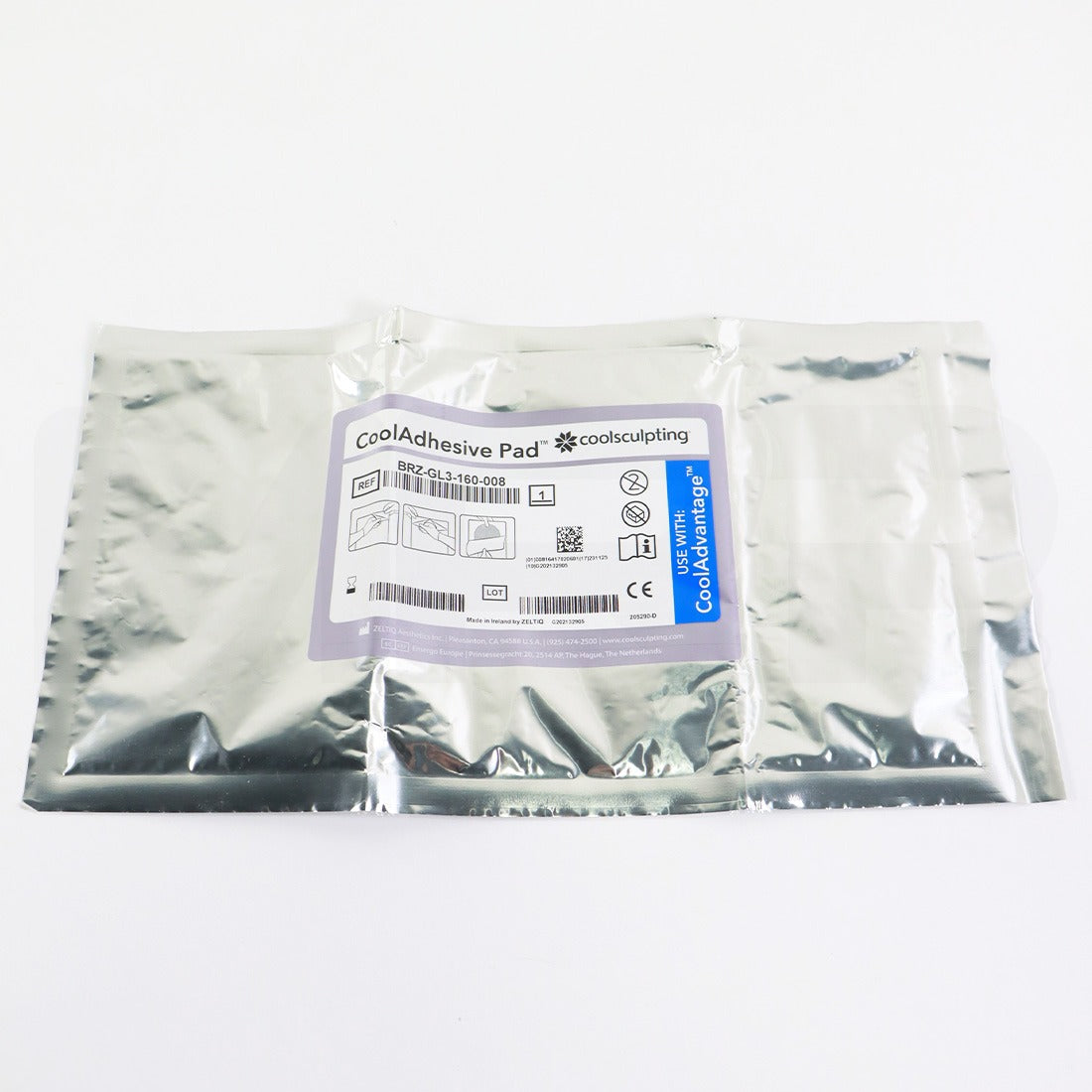 Zeltiq Coolsculpting CoolAdhesive Pad BRZ-GL3-160-008, Single - Expired