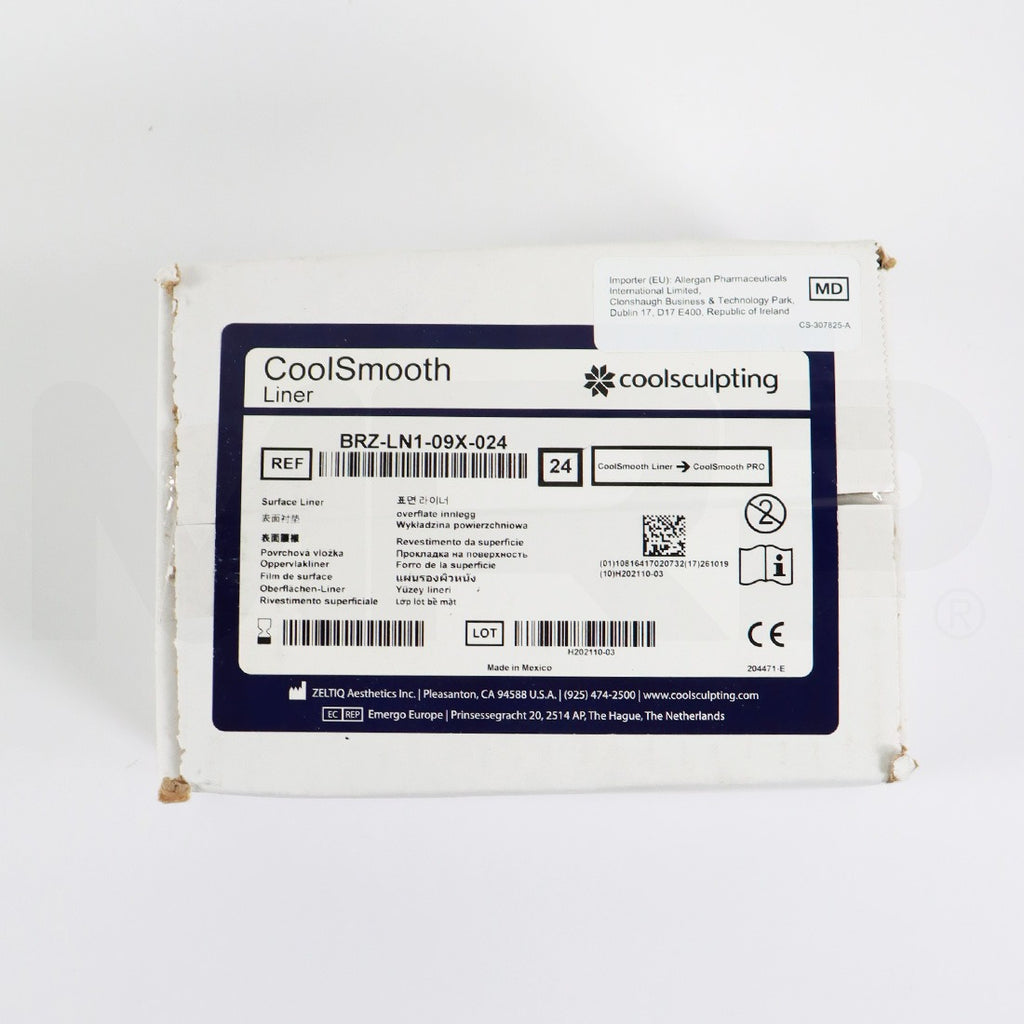 Zeltiq CoolSCulpting CoolSmooth PRO Liner BRZ-LN1-09X-024 24x Pack EXP - 10/2026