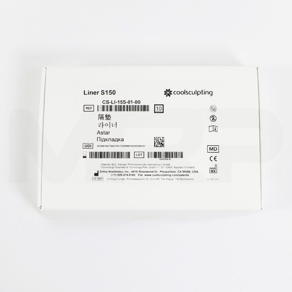 Zeltiq CoolSculpting Liner S150 CS-LI-15S-01-00 10x Pack - Expired