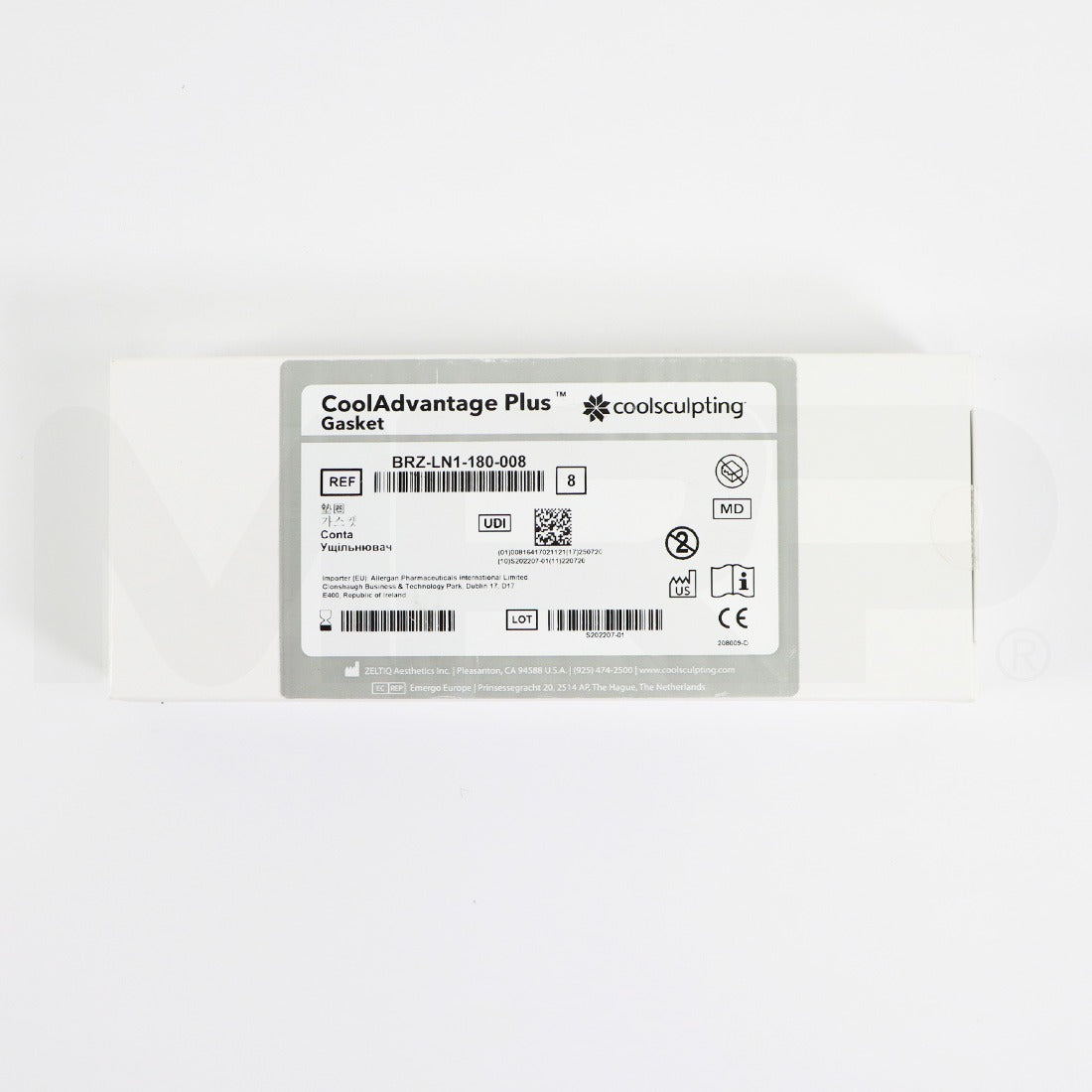 Zeltiq CoolSculpting CoolAdvantage Plus Gasket BRZ-LN1-180-008, 5-Pack - Expired