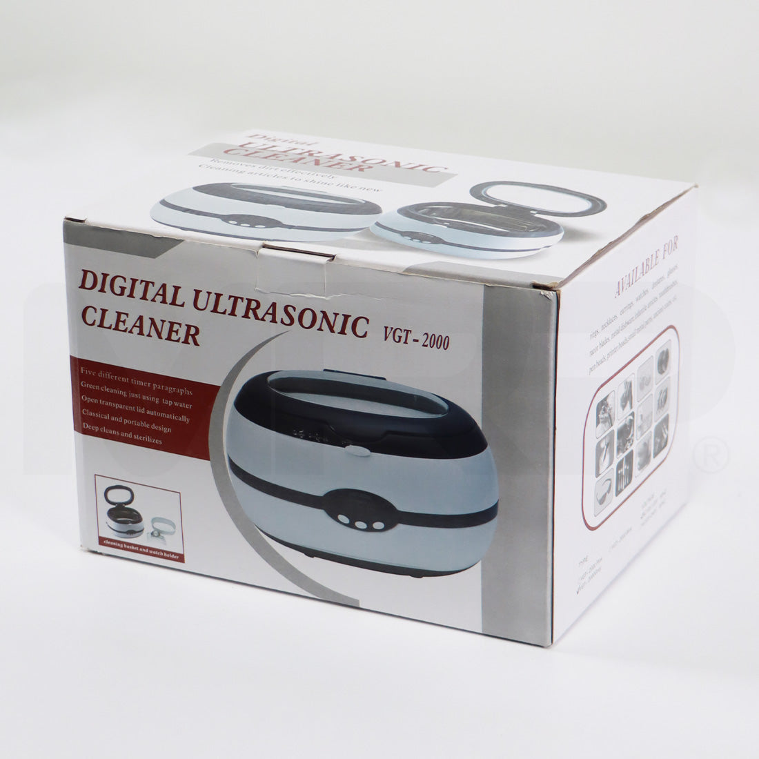 Digital Ultrasonic Vibration Dirt Cleaner VGT-2000