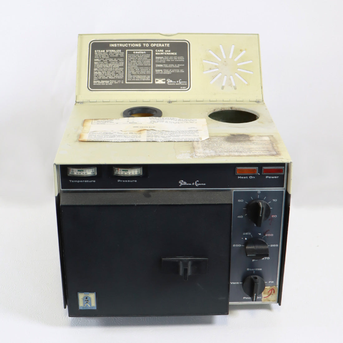 Pelton & Crane Sentry Model S Autoclave Steam Pressure Tool Sterilizer Parts