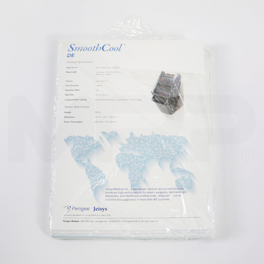 Jeisys SmoothCool DE Device Marketing Booklet x30 Pack