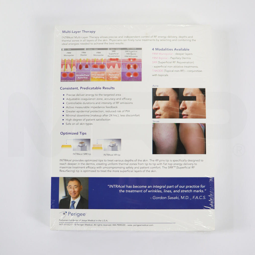 Jeisys Intracel Micro RF Therapy Device Marketing Sheets x100 Pack