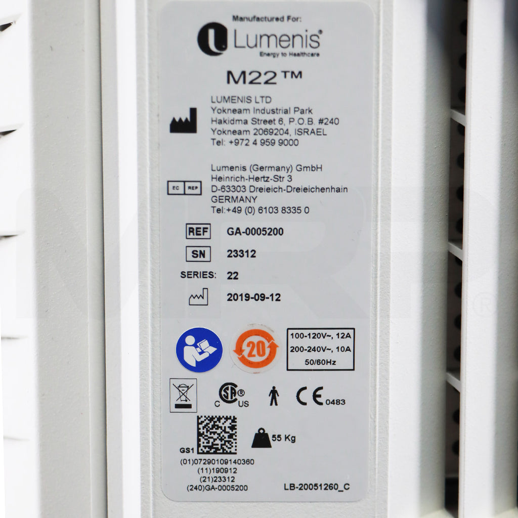 2019 Lumenis M22 IPL Laser System ResurFX Hair Removal Skin Rejuvenation