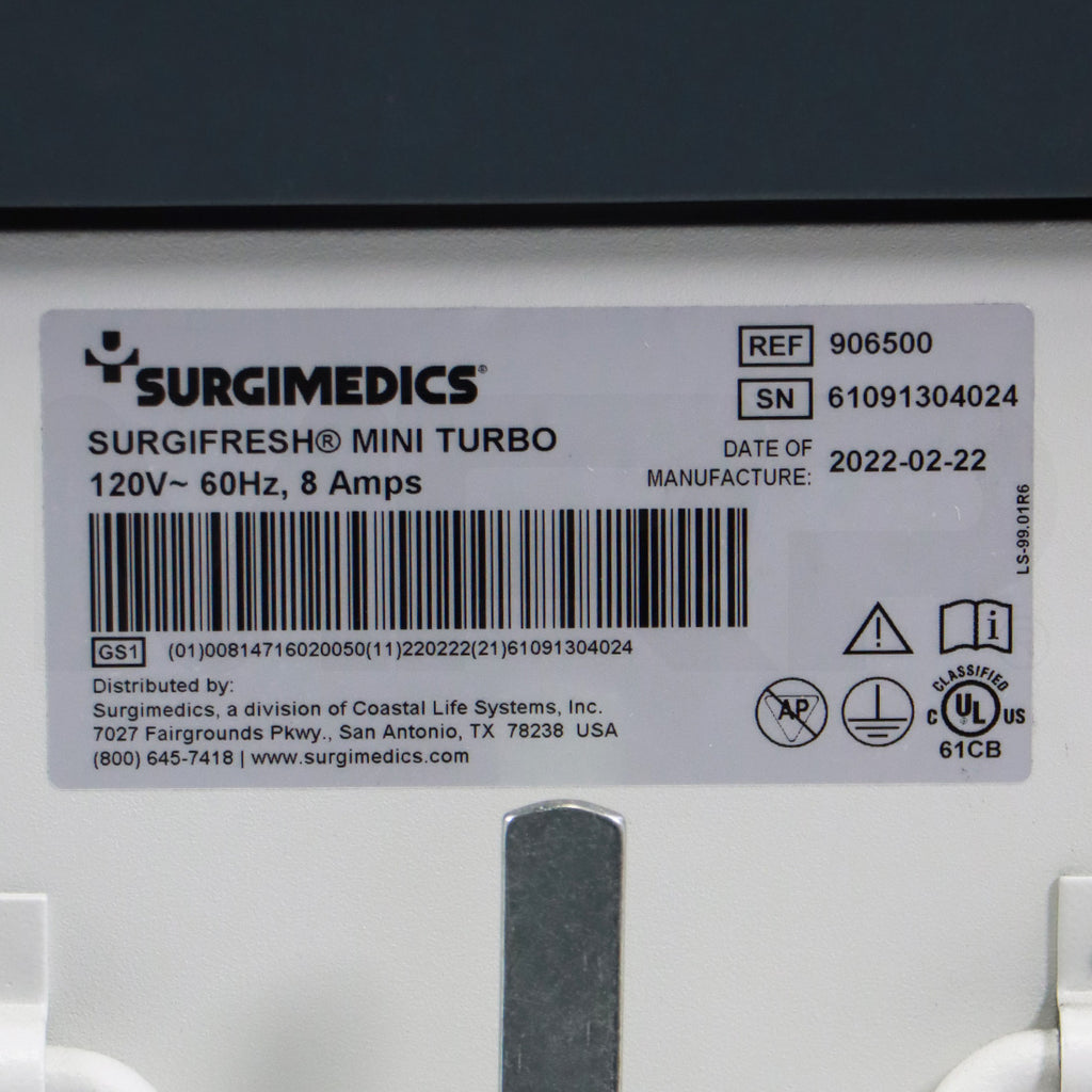 2022 SurgiMedics Surgifresh Mini Turbo Evacuation System 906500