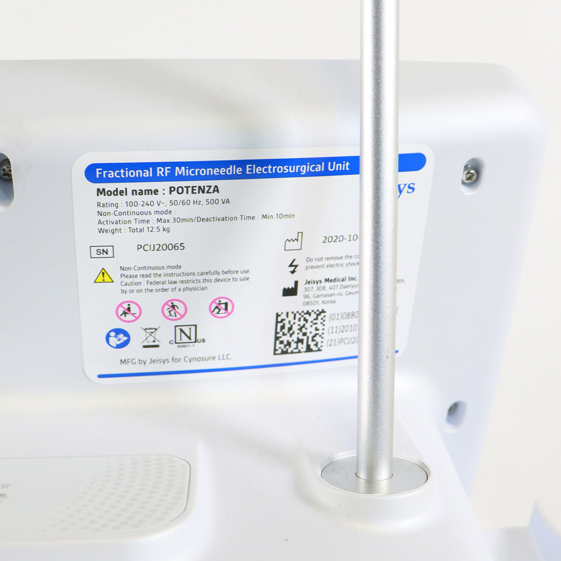 2020 Cynosure Potenza RadioFrequency Microneedling Acne Skin Wrinkles RF System