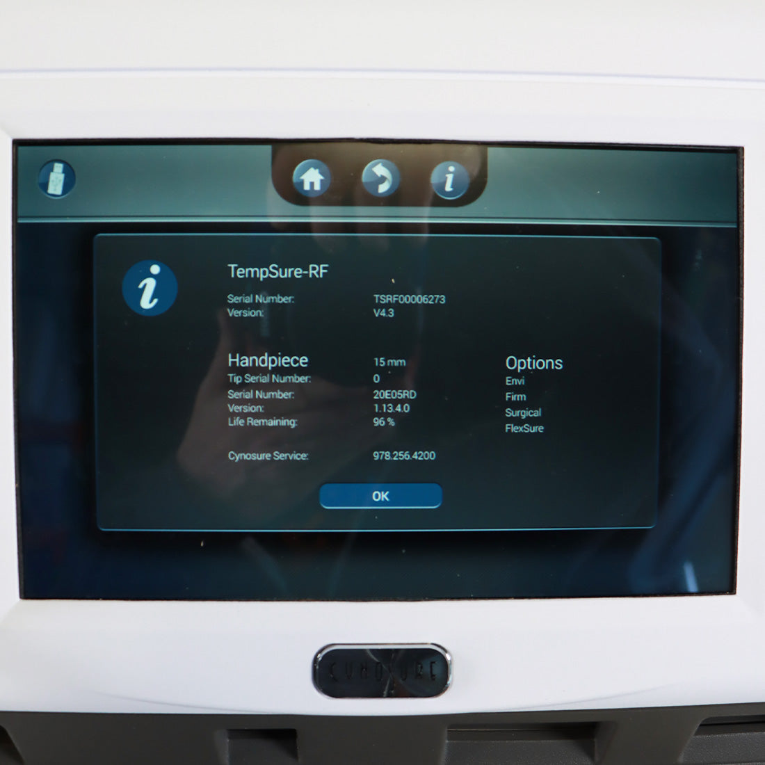 2020 Cynosure Ellman TempSure RF Vitalia Envi Firm Surgical FlexSure System