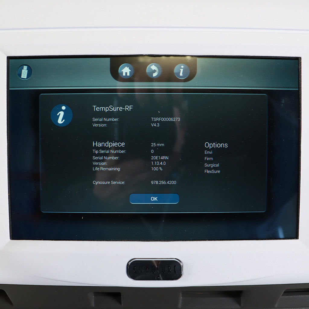 2020 Cynosure Ellman TempSure RF Vitalia Envi Firm Surgical FlexSure System