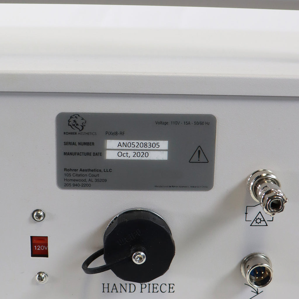 2020 Rohrer Aesthetics Pixel8 RF Radio Frequency Micro Needling Tabletop System