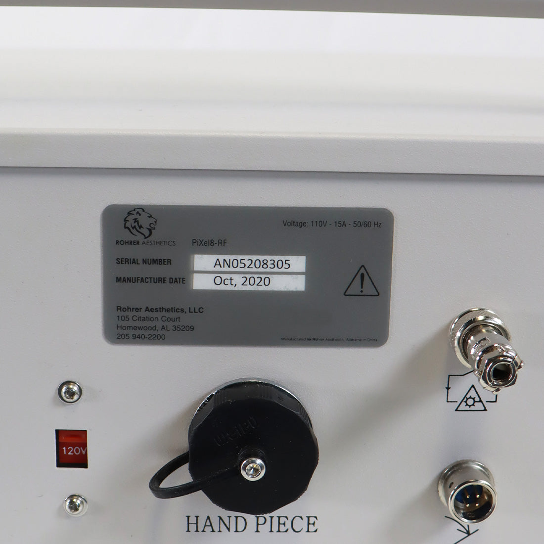 2020 Rohrer Aesthetics Pixel8 RF Radio Frequency Micro Needling Tabletop System