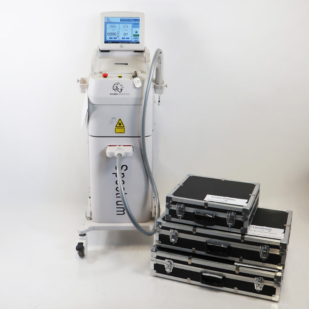 2016 Rohrer Aesthetic Spectrum Laser System 810nm Diode YAG HR Handpiece