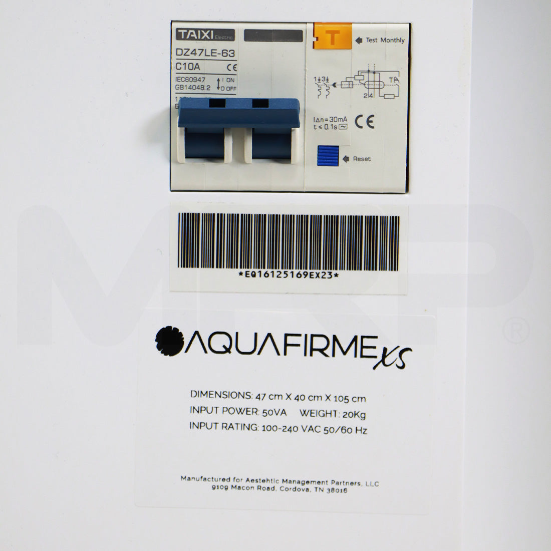 AMP AquafirmeXS System Serial