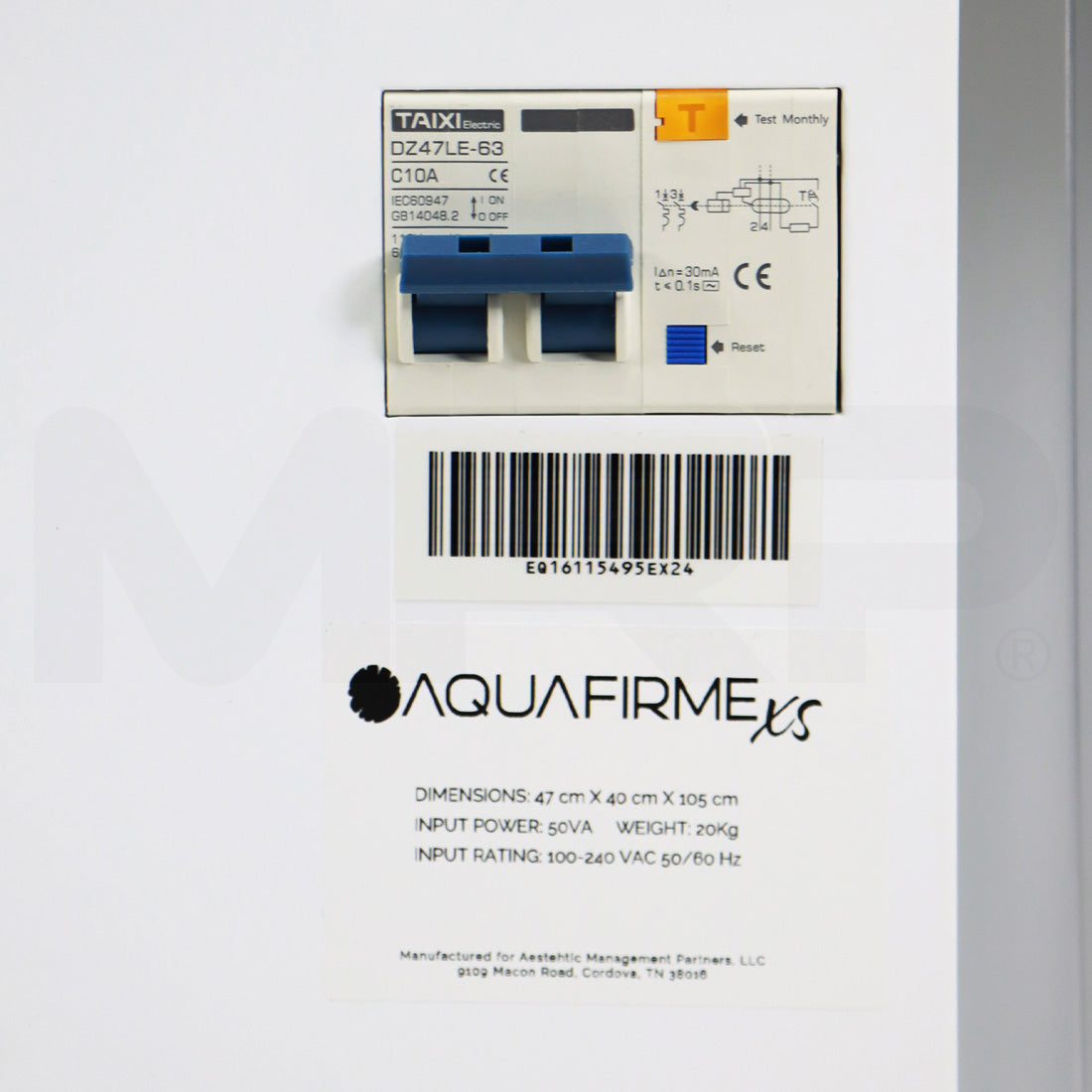 AMP AquafirmeXS System Serial