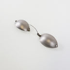 Steel Grey Patient Eye Shield Goggles Glasses Laser Safety Gray Metal