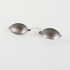 Steel Grey Patient Eye Shield Goggles Glasses Laser Safety Gray Metal
