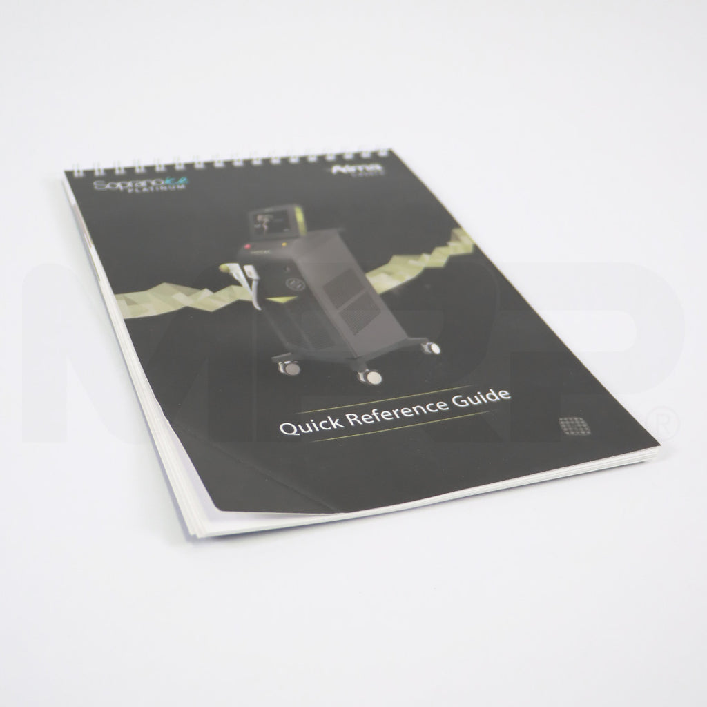 Alma Lasers Soprano Ice Platinum Quick Reference Guide